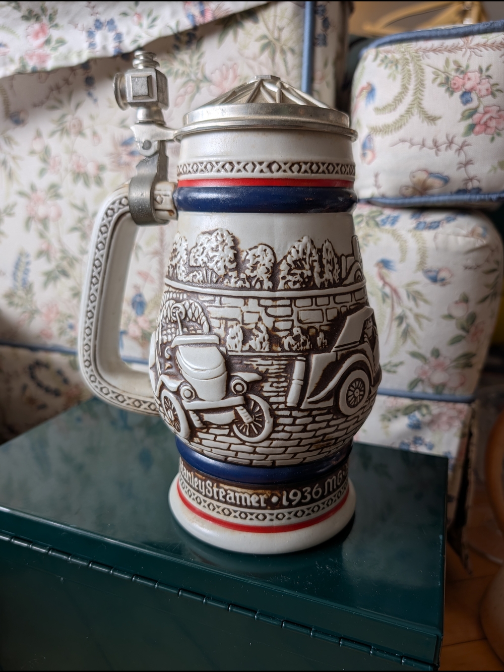 1980 Avon Car Beer Stein
